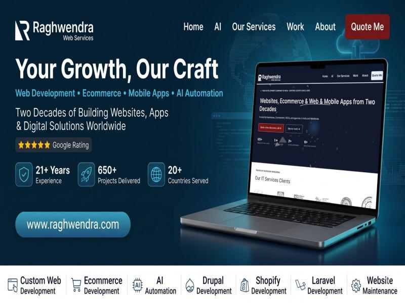 Raghwendra Web Services AI generated image
